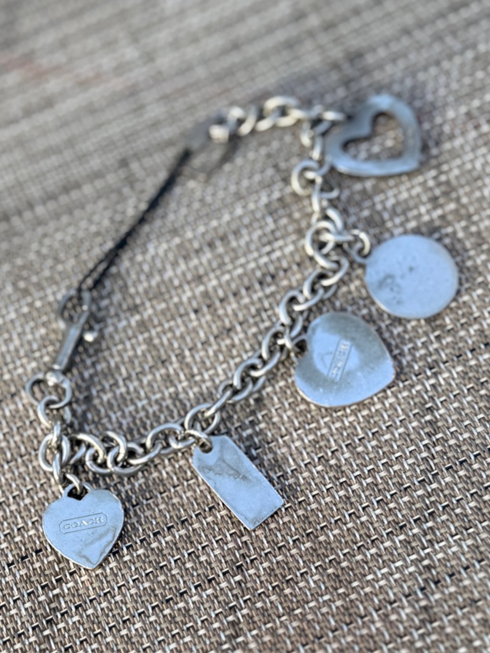 Coach Triple Heart Lanyard or multi-charm accessory - Picture 4 of 5